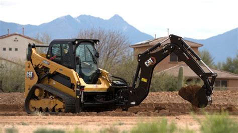 skid steer track hoe|backhoe attachment for skid loader.